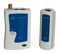 TESTER PER CAVI DI RETE cavi UTP, STP RJ11 / RJ45 / BNC. MULTITESTER