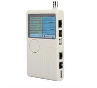 Tester per cavi di rete multifunzione professionale 4 in 1 RJ45/RJ11/USB/BNC LAN, Cat5 Cat6