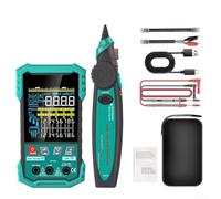 Tester per cavi di rete, multimetro 2 in 1, per controllo della tensione Poe, display LCD per manutenzione della linea telefonica RJ45 BNC (ET623)