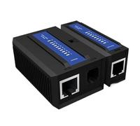 Tester per cavi di rete Wire Tracker Ethernet LAN Wire Tracer Tester Switch POE BNC RJ11 RJ45 Cat5/6 Cavo Di Rete Telefono LED Fibra Ottica Line Finder(RJ45 Cable Tester)