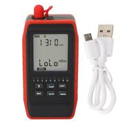 Tester per cavi in fibra ottica della linea di rete per misuratore di alimentazione ottica con impostazione della soglia di allarme di memoria di lunghezza d'on LED per i