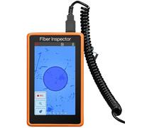 Tester per cavi, Microscopio con sonda video for ispezione in fibra ottica AUA-600, rilevatore di estremità in fibra ottica, display SC FC ST LC, strumento di ispezione in fibra(Supports UPC SCAPC)