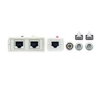 Tester per cavi RJ11, RJ12, RJ45 e coassiale, identifica guasti, verifica continuità e assicura connessioni in rete e telecomunicazioni.