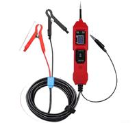 Tester per circuiti automobilistici per rilevamento di guasti aperti corti con indicatore di polarità di tensione, gadget per riparazione auto 8 A, corpo in ABS fuso, rosso, blu, 8 x 5 cm (rosso)