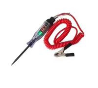 Tester per circuito auto, 6 V, 12 V, 24 V, penna diagnostica automobilistica, con lampadina a LED, strumento di misurazione della tensione DC per camion, moto e barche per riparazione del sistema