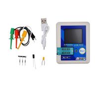 Tester per Condensatori, LCR-TC3 Transistor Tester TFT LCD Display Multimetro Diodo Triodo Condensatore Resistenza Misuratore di Prova MOSFET NPN PNP Triac MOS(LCR-TC2)