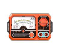 Tester per Condensatori, Misuratore di resistenza di isolamento con puntatore T6015 Rilevamento a tensione AC/DC 2000 MΩ Megaohmetro ricaricabile tramite USB for test elettrici