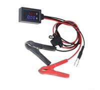 Tester per corrente Auto LED Display 0-18V 30A Tester per corrente | Doppio display LED e , lettura precisa per corrente e tensione, per ideale per diagnosi rapide