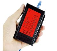 Tester per fibra ottica, NF-468PF POE Tester di rilevamento standard LAN Cable Network Test di continuità LED RJ11 RJ45 Leggero