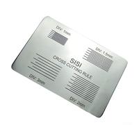 Tester per graffi in acciaio inossidabile con 100 griglie e griglia trasversale per valutazione dell'adesione del rivestimento in laboratorio o officina