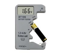 Tester per il controllo della batteria: strumento di controllo della tensione di precisione, voltmetro versatile, indicatore portatile con facile codifica a colori | Valutazione rapida dello stato di