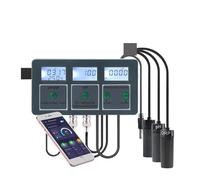 Tester per il terreno, Misuratore di qualità 'acqua for acquario Tuya WiFi 8 in 1, misuratore di pH intellinte, ORP/TDS/EC/SALE/TEMP, monitor for acqua potabile, piscina