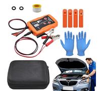 Tester per iniettori di carburante, tester e set di pulizia - set compatto con induzione a pressione per pulizia e rimozione per auto
