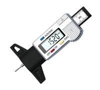 tester per la verniciatura delle auto 2 pezzi di misuratore di profondità del battistrada for pneumatici for auto con display digitale, misuratore di spessore del calibro, di monitoraggio 'usura e pas