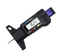 tester per la verniciatura delle auto 2 pezzi di misuratore di profondità del battistrada for pneumatici for auto con display digitale, misuratore di spessore del calibro, di monitoraggio 'usura e pas