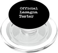 Tester per lasagne ufficiale, divertente per scrivere lasagne minimaliste PopSockets PopGrip per MagSafe