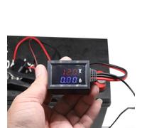 Tester per lo scarico di parassiti della batteria con display digitale per rilevamento perdite di circuiti automobilistici, tensione 3-100 V, corrente 3-10 A (rosso)