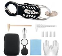 Tester per monete d'oro: un maschiatore utilizzato per i test di risonanza, risonanza magnetica sensibile portatile | Kit per test 'argento con portamonete | per Vetrine Aste Viaggi Casa Gioielli