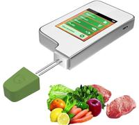 Tester per nitrati alimentari, rilevatore digitale portatile ad alta precisione, rilevatore di residui di pesticidi e radiazioni, misuratore di qualità dell'acqua TDS, gamma 0-9999mg/kg, test rapido
