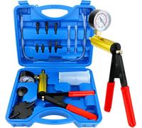 Tester per Pompa a Vuoto per Lo Spurgo Dei Freni, 17Pcs Kit Auto Freno Di Spurgo