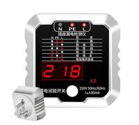 Tester per prese da inserire, indicatore di tensione e preciso | Tester per prese con indicatore di tensione per affitti di appartamenti, proprietari di case, appassionati e