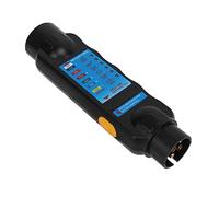 Tester per prese del rimorchio Test di funzionamento semplice per camion RV 7 pin Strumento di illuminazione del circuito di cablaggio del gancio di traino elettrico (Etichetta blu)