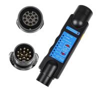 Tester per Rimorchio 13 Poli 12V - Strumento Di Diagnostica Circuito Di Cablaggio per Presa E Spina - Traino Luci Del Rimorchio