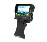 Tester per telecamere a circuito chiuso Tester CCTV palmare da 4,3 pollici, tester for telecamera analogica CCTV di sicurezza video, monitor for test cavo RJ45 coassiale AHD TVI CVI 12V
