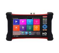 Tester per telecamere CCTV, X7 IPC Tester Monitor H.265 4K 8MP TVI CVI AHD SDI CVBS IP CCTV con TDR, tracciatore di cavi, multimetro digitale(X7)