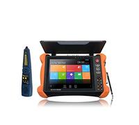 Tester per telecamere di sicurezza CCTV Tester CCTV 2K HD da 8,0 pollici, tester di videosorveglianza coassiale analogico di rete, test, doppio display a uno schermo, test telecamera IP, tester CCTV