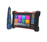 Tester per telecamere di sicurezza CCTV Tester IPC CCTV 4k Da 7 Pollici 8MP TVI CVI SDI CVBS IP AHD 6 IN 1 Tester For Telecamera Monitor Con Misuratore Di Potenza Ottica POE UTP TDR(TI-9697ADH)