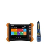 Tester per telecamere di sicurezza CCTV X9MOVTADHS 8K IP H.265 Tester Monitor 4K 8MP Fotocamera Strumento di test professionale completo di funzionalità TDR, tracciatore di cavi, multimetro digitale(X