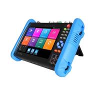 Tester per telecamere IP, Tester CCTV IPC 9800Plus Supporto CCTV Telecamera IP AHD CVI TVI Test fotocamera Schermo da 7 pollici VGA(9800CMADHS Plus)