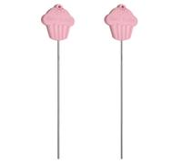 Tester per torte compatibile con la cottura, confezione da 2 tester per torte compatibili con la cottura e bastoncini per testare le torte r