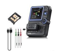 Tester per transistor LCR-P1, tester per transistor da 1,44 pollici, display grafico a colori, misuratore di transistor con protezione anti-bruciatura, per misuratore di capacità del triodo di diodi