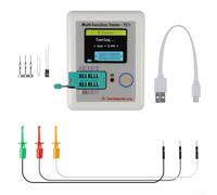 Tester per transistor, multimetro TFT a colori da 1,8" con calibrazione automatica, capacità 25pF-100mF per diodi resistenze induttanza (LCR-T1)