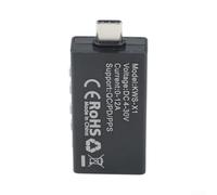 Tester per usb-c 0-40V 16A Metallo Ripple Tester per usb-c 0-40V | Schermo IPS HD, metallo per robusto, misura ripple, rilevamento potenza , display chiaro