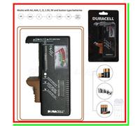 Tester Pile Duracell Misuratore Batterie AA AAA 9v lr44 lr54 bottone 1,5v