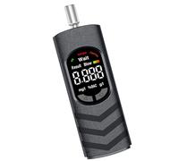 Tester portatile con sensori avanzati Rilevamento rapido per Tester precisione Etilometro Respiro portatile Rapporto voce Cicalino Allarme Tipo C Ricarica Soffio compatto