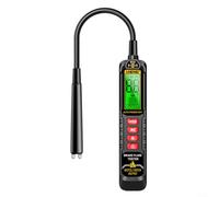 Tester portatile per liquido dei freni, con sonda in metallo e display digitale, tester liquido liquido dei freni, strumento di rilevamento dell'umidità per autoveicoli, nero (A)