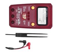 Tester portatile per transistor e condensatore, funzionamento a pulsante, display LCD per riparazione di laboratorio e manutenzione sul campo, dispositivo di misurazione elettrico ABS