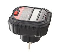 Tester Presa Con Pulsante Test RCD e Indicatore di Tensione per Cablaggio Elettr