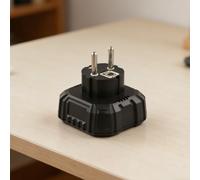 Tester Presa Con Pulsante Test RCD e Indicatore di Tensione per Cablaggio Elettr