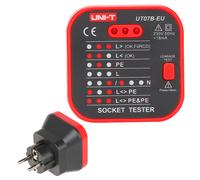 Tester prese elettriche UNI-T UT07B schuko prova terra tensione collegamento