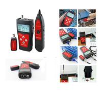 KALEA-INFORMATIQUE Tester professionale per reti RJ45 RJ11 USB BNC: verifica la lunghezza, mappa e localizza i guasti. Versione con funzione anti-jamming