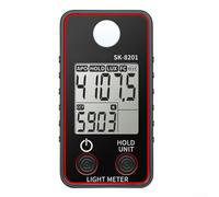 Tester professionale di luminosità con misurazione della temperatura del colore e dell'illuminazione, conservazione dei dati e spegnimento automatico per uso prolungato (SK-8 202)