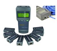 KALEA-INFORMATIQUE Tester professionale per reti Ethernet RJ45. Visualizza lo schema elettrico e individua il guasto sul cavo dall'origine, con 8 satelliti.