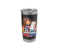Tester professionale per spuntini britannici, amanti del cibo britannico Bicchiere termico in acciaio inox doppia parete