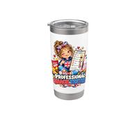 Tester professionale per spuntini britannici, amanti del cibo britannico Bicchiere termico in acciaio inox doppia parete