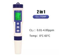 Tester qualità acqua pH CL2 ORP H2 TEMP misuratore cloro piscina spa digitale